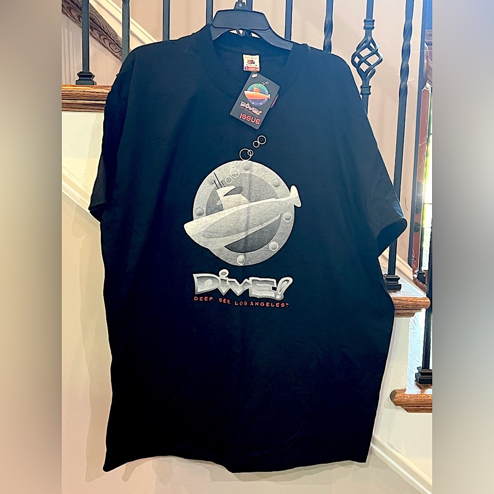 Vintage DIVE Deep Los Angeles Submarine Shirt